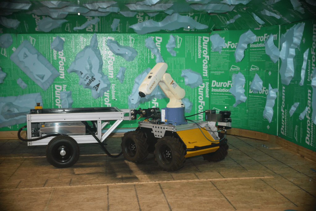 Robotic vehicle with LiDAR scanner