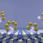 Image of TiN and lithium-sulfur interactions modelled using Quantum Espresso software.